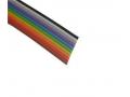 Flachbandkabel 10 pol farbig 3m