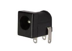 DC socket 2.1mm print angled.