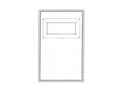 Handgehuse 74x118x29mm lichtgrau