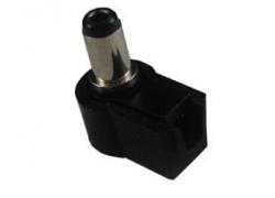 DC plug 2.5mm angled.