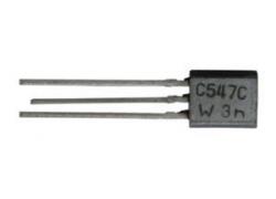 Transistor BC547C bipolar bedrahtet