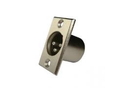 XLR Einbaustecker 3pol