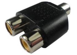 Cinchadapter 1xBuchse > 2xBuchse