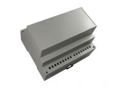 DIN-rail behuizing met 6 lege