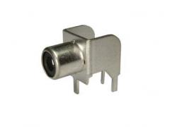 RCA-aansluiting Print verguld sw.