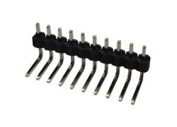 Pin header 1x40 pin angled. type II