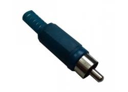 RCA plug blue KS
