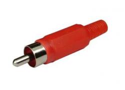 RCA plug red KS