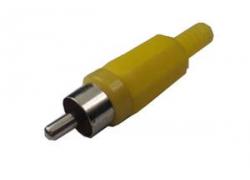 RCA-stekker geel KS