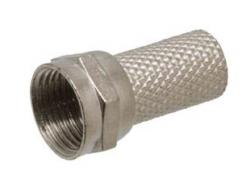 F-plug straight 6.5mm