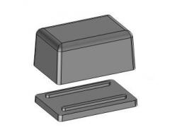 Small case 17x26x14mm red