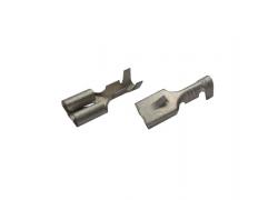 Flachstecker-Hlse blank 6,3mm TypII