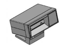 Small case 89x59x34mm gray