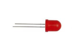 Leuchtdiode LED 10mm Rot diffus 500mcd 60