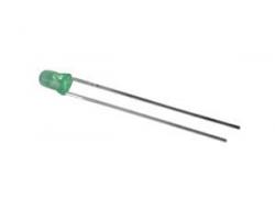 LED 3 mm groen tr., 40/45