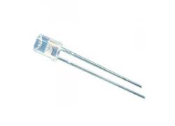 LED 5mm WHITE tr. 3k / 140 flat