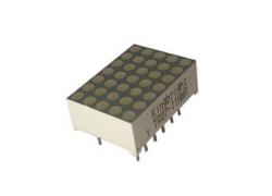 Dot-Matrix 106mm 5x7 Pkt. rot Anode