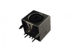 MiniDIN bus 6 pole pr. afgeschermd