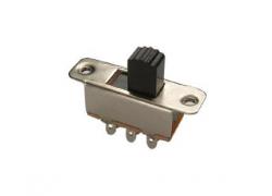 Schuifschakelaar 2xUM soldeer.