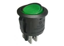Rocker switch 2p I / green