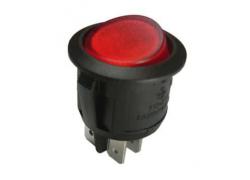 Tuimelschakelaar 2p I / O-rood