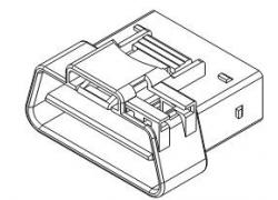 OBD connector housing