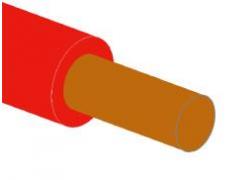 Schakel draad 0,5mm rood 10m