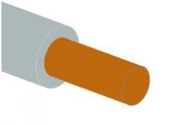 Schakel draad 0,5mm grijs 10m