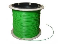 Gestripte draad 0,5 mm groen 25m