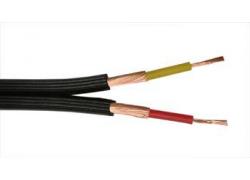 Mikrofon / Diodenleitung 2 x 0,14mm schwarz 10m