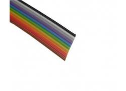 Flachbandkabel 10 pol farbig 3m