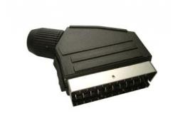 Scart plug cable Socketing