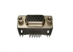 SUB-D HD 15-pins aansluiting hoek