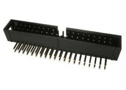 IDC male connector 50-pin angled.