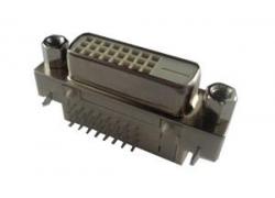DVI Buchse 25p print gewinkelt