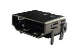 HDMI jack print angled. SMD