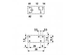Relais FINDER 40.31 12V