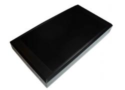 200x112x31mm Housing zwarte platte