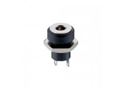 DC panel jack 1.3mm round solder