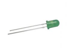 LED 5mm GREEN diffused 12V