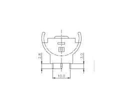 stand coin cell holder 20mm print.