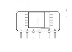 AC DC Wandler AMEOF1-15SJZ 15V 1W 67mA