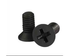 Schraube M2x12mm Kreuz Senkkopf Schwarz