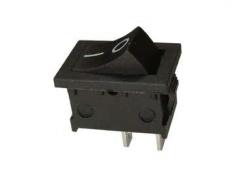 Rocker switch square ON OFF black