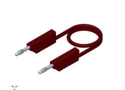 Hirschmann laboratoriumtest lead 4mm rood 2m