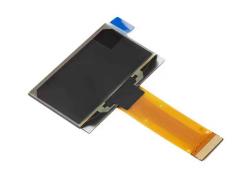 Grafic LCD 128x64 pixel blue white 80x54x9,5mm Flexcable