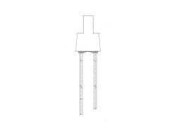 Leuchtdiode LED 2x7mm pink 200mcd 30