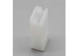 Flachstecker Hlse Schutz wei 6.3mm