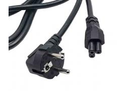 Netzkabel Laptop Kleeblatt C5 1m schwarz