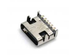 USB C Socket PCB angled SMD